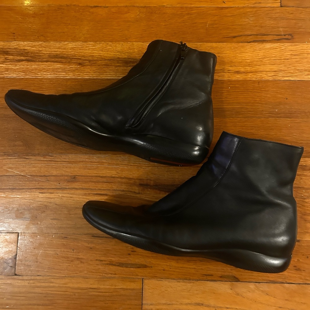 PRADA sport ankle  boots size 39 1/2.  Made in Italy!